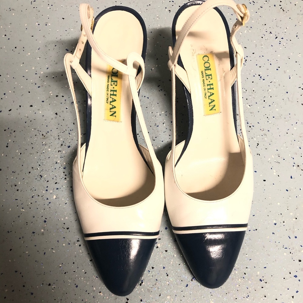 Vintage Cole Haan Slingback leather heels